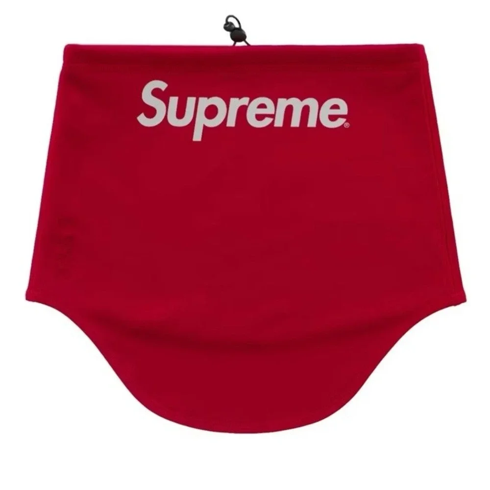 NWT Brand New SUPREME WINDSTOPPER NECK GAITER Red FW23A57 C108